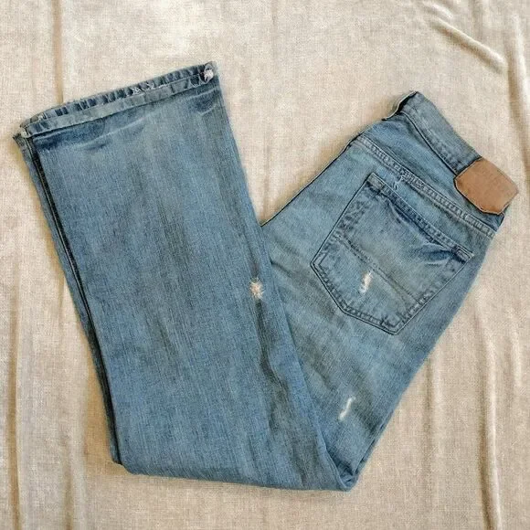 Hollister Women's Light Blue Boot Cut Jeans - Picture 4 of 11